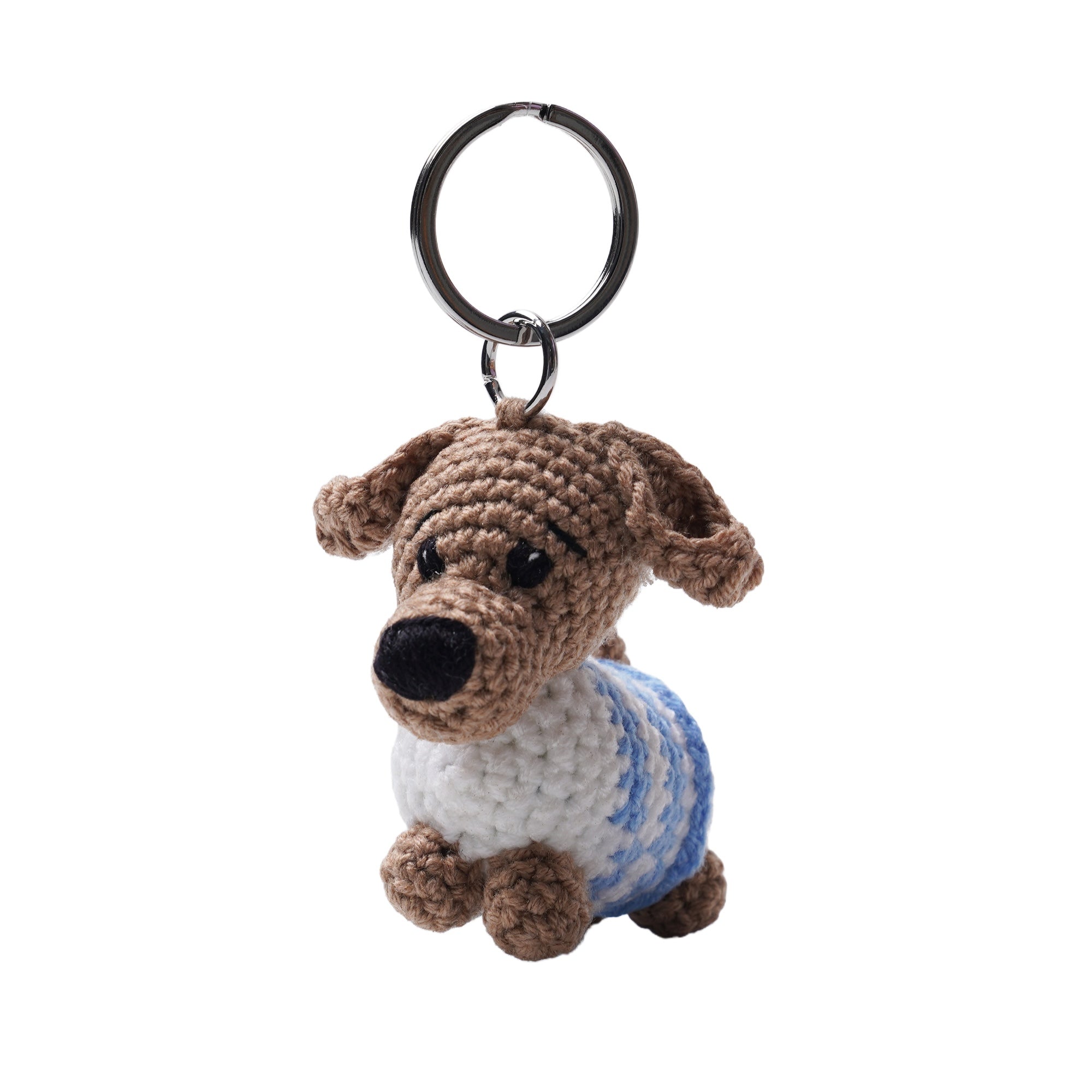 Crocheted Dog Keyring