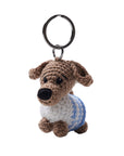 Crocheted Dog Keyring