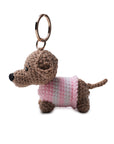 Crocheted Dog Keyring