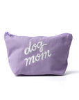 Dog Mom Zip Pouch - Lavender