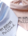 Getting Married Blue Dog Bandana