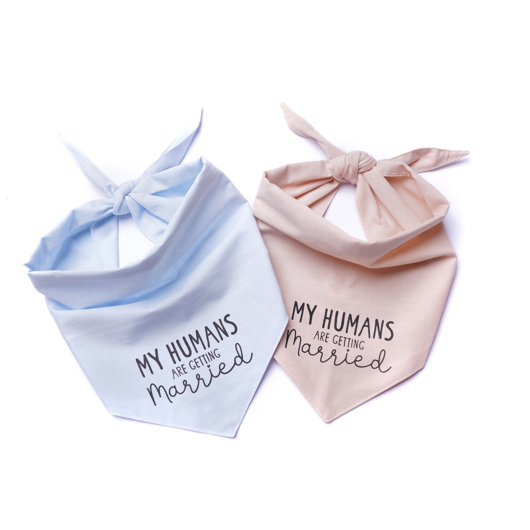 Getting Married Blue Dog Bandana