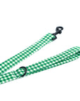 Green Gingham Leash
