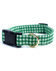 Green Gingham Collar