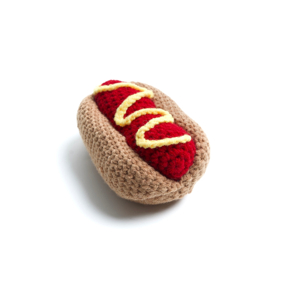 Hot Dog - Crocheted Dog Toy