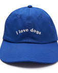 Kids - i love dogs blue cap