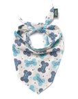 Let's Pawty Blue Dog Bandana