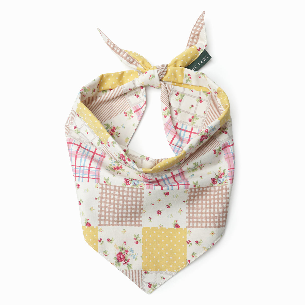 Patchwork Yellow Limited Edition Dog Bandana
