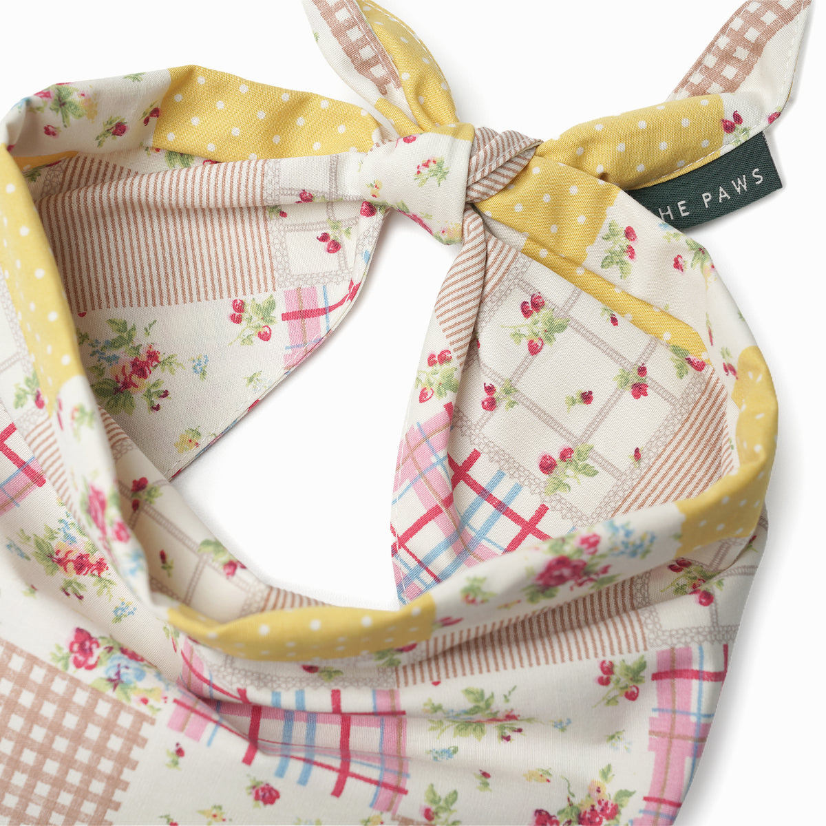 Patchwork Yellow Limited Edition Dog Bandana