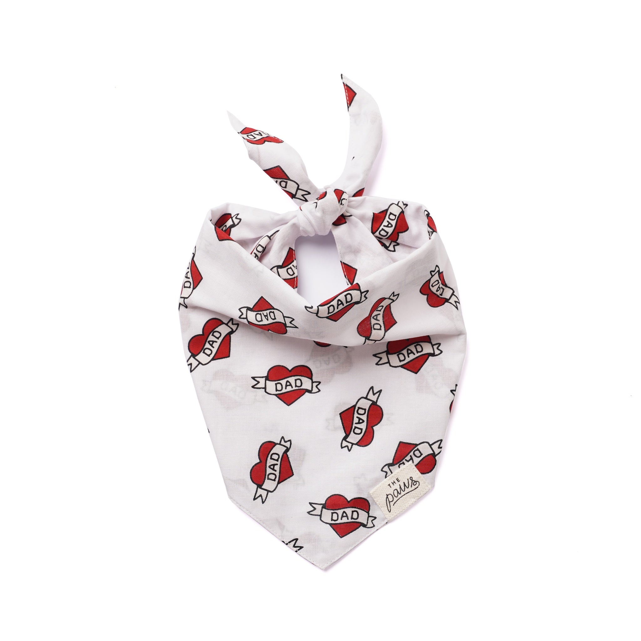 Love Dad Dog Bandana - The Paws