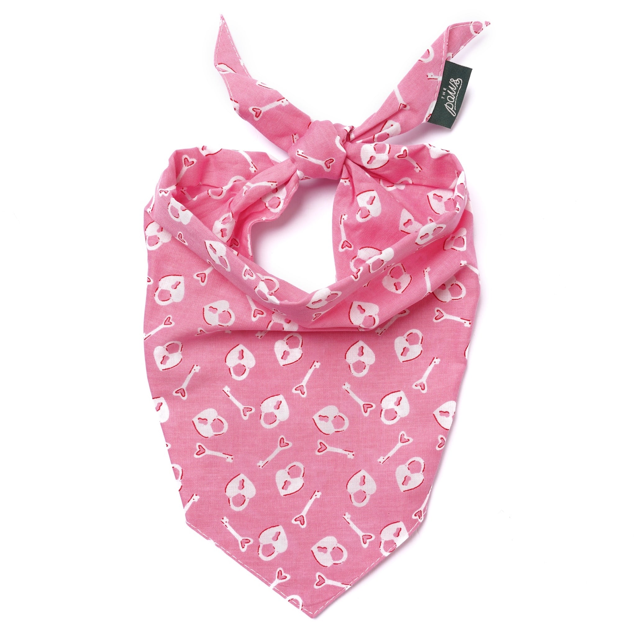 Love Lock Dog Bandana