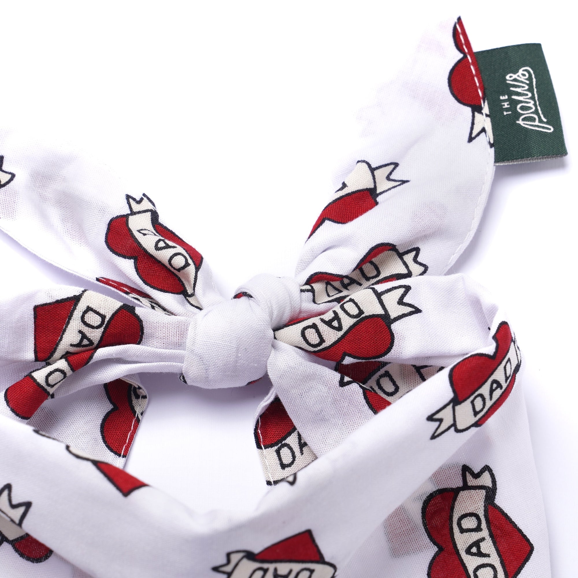 Love Dad Dog Bandana