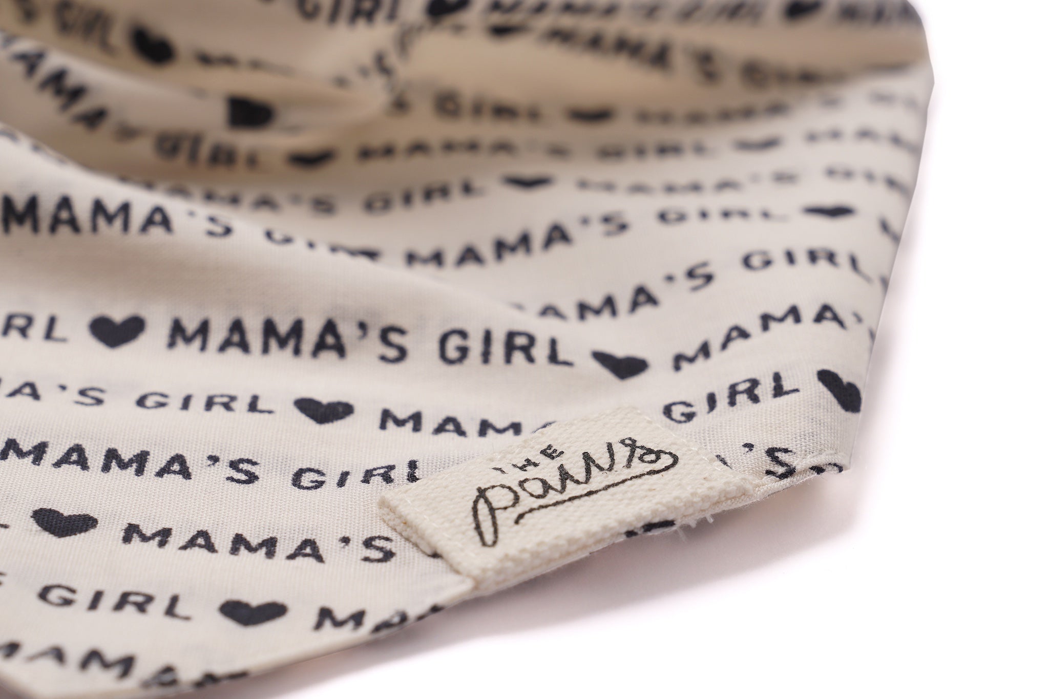 Mama's Girl dog bandana detail