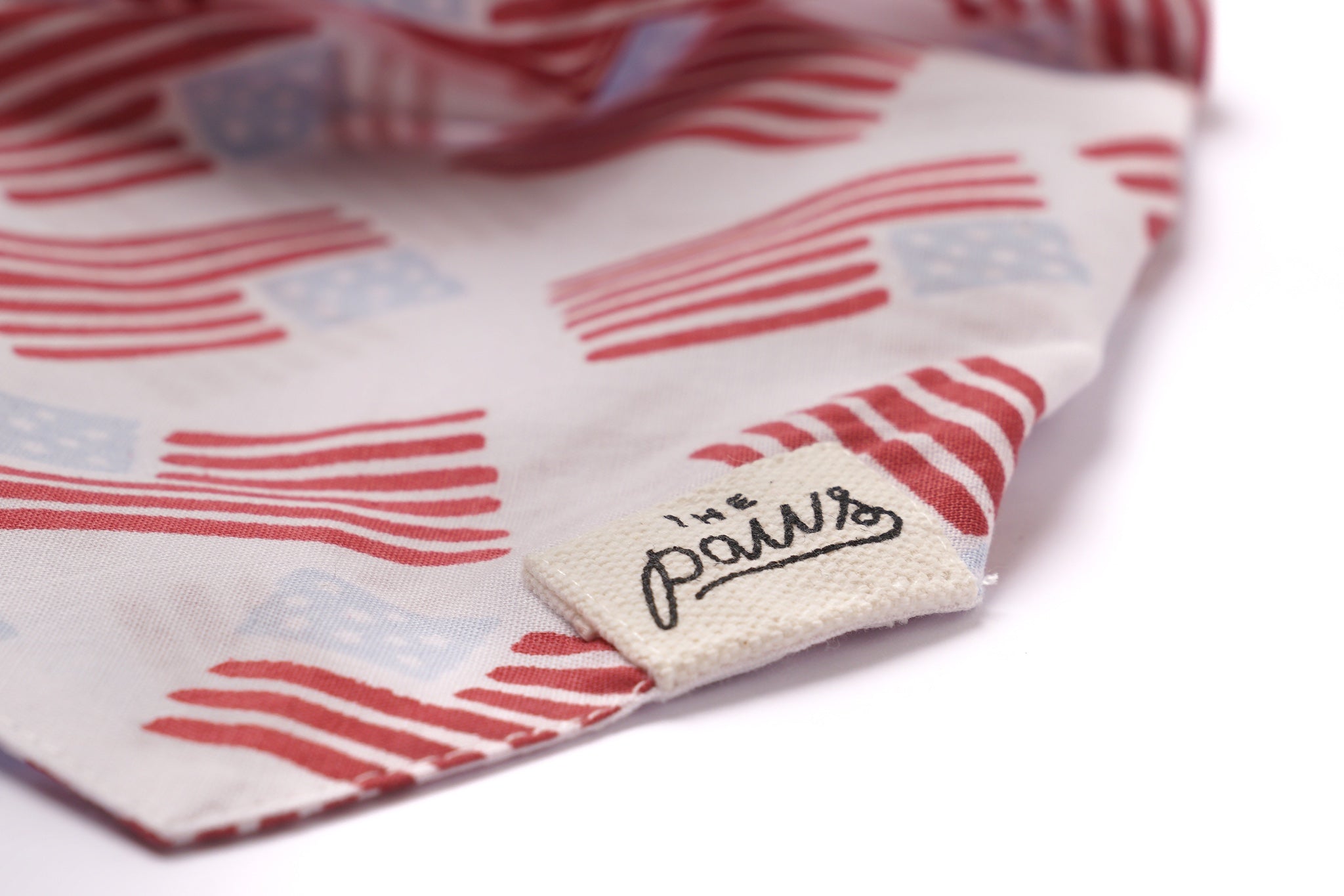 National Flag dog bandana detail by The Paws