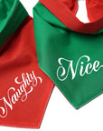 Naughty Nice Reversible Dog Bandana