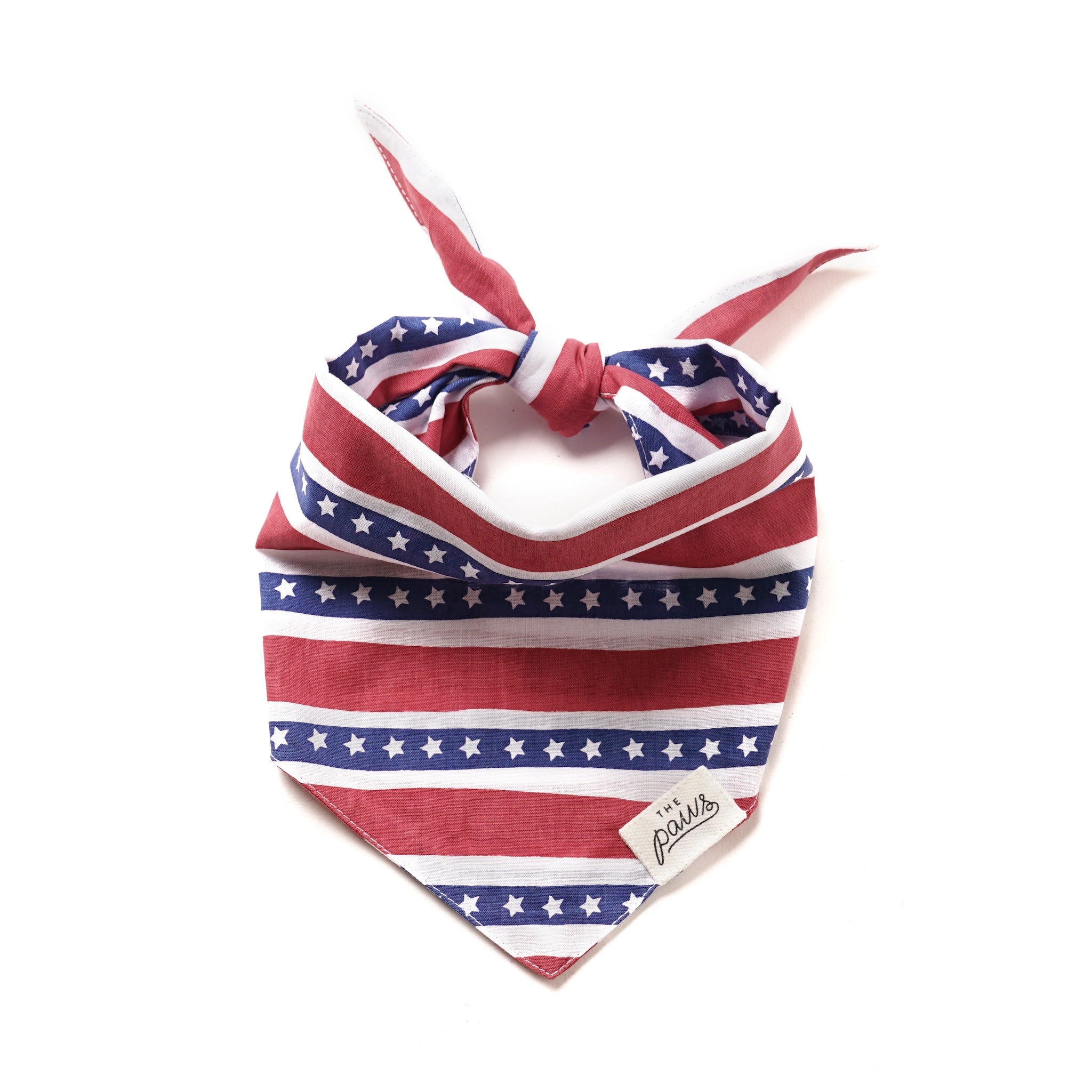 Patriotic Stripe Dog Bandana