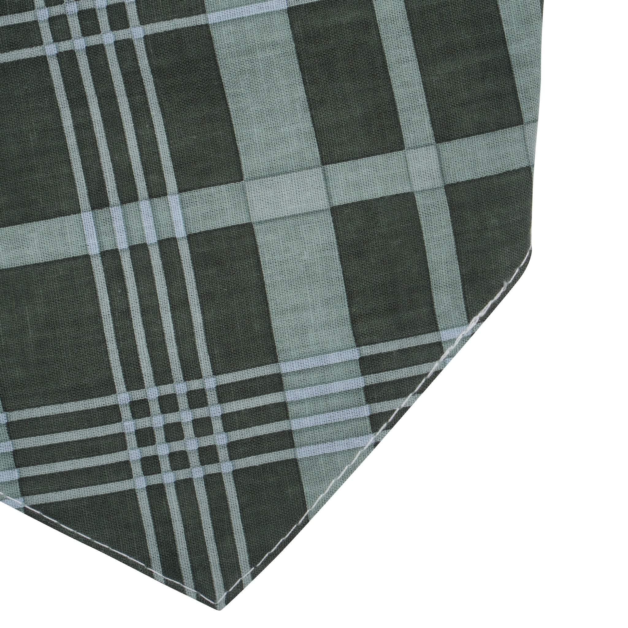 Pine Checkered Dog Bandana