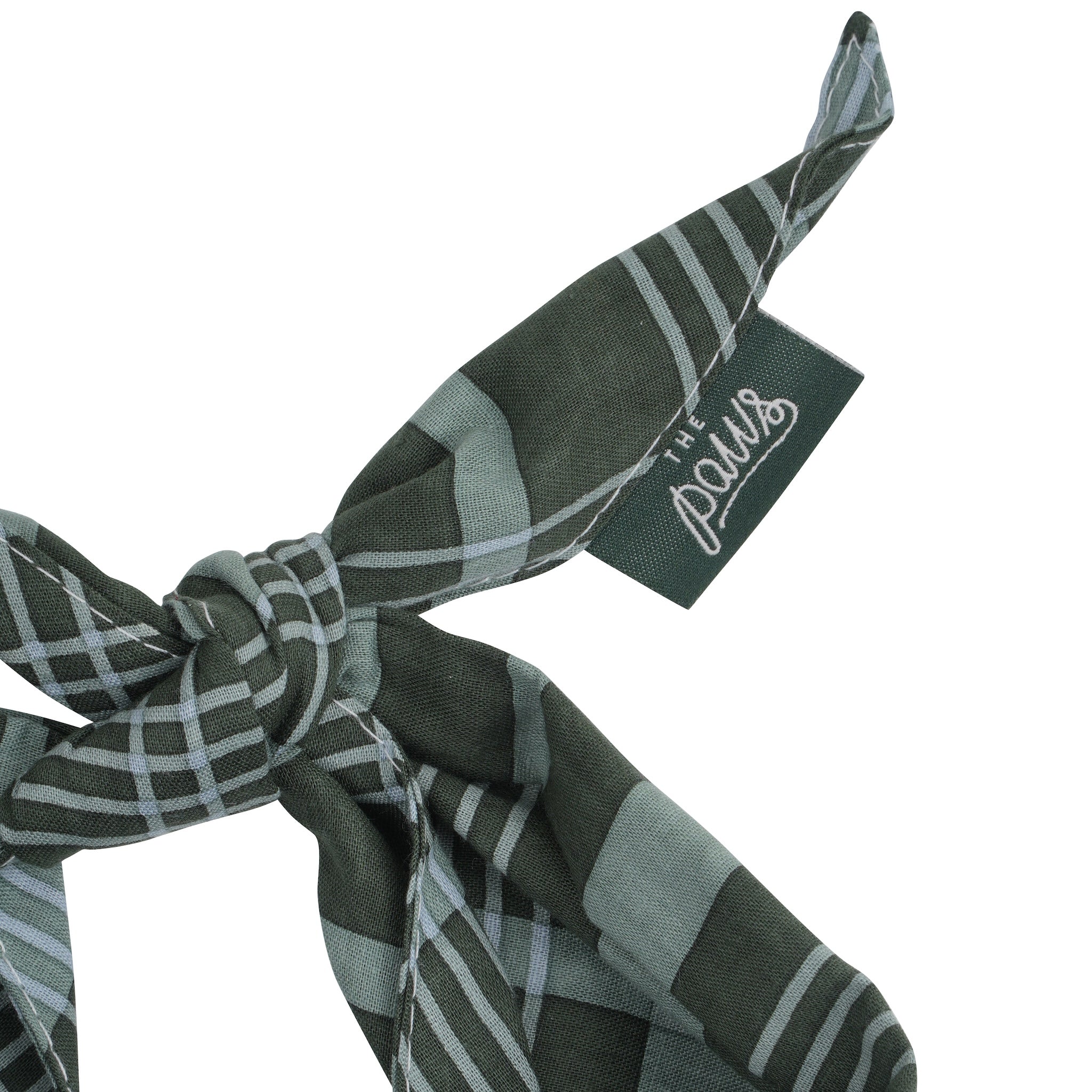 Pine Checkered Dog Bandana