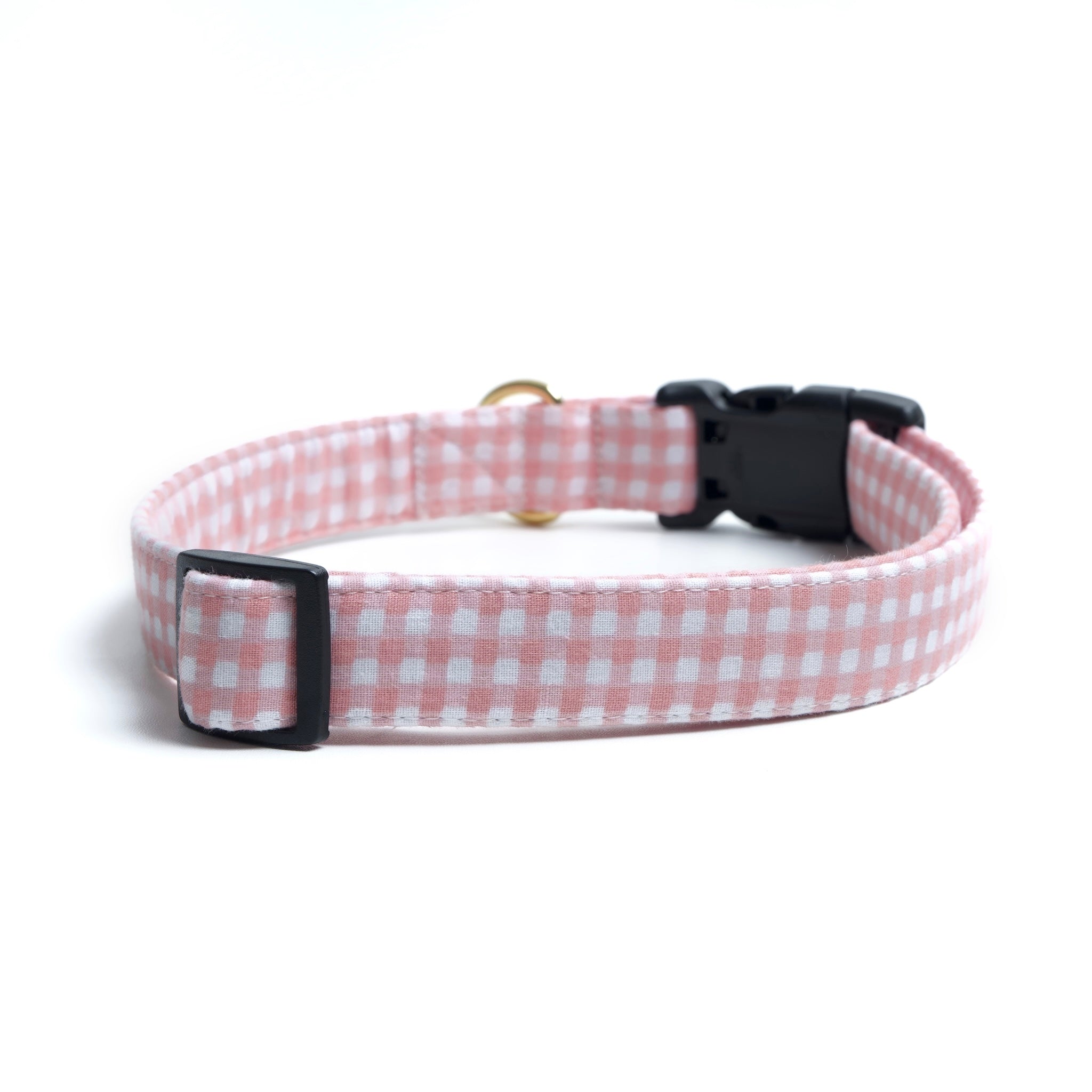 Pink Gingham Collar