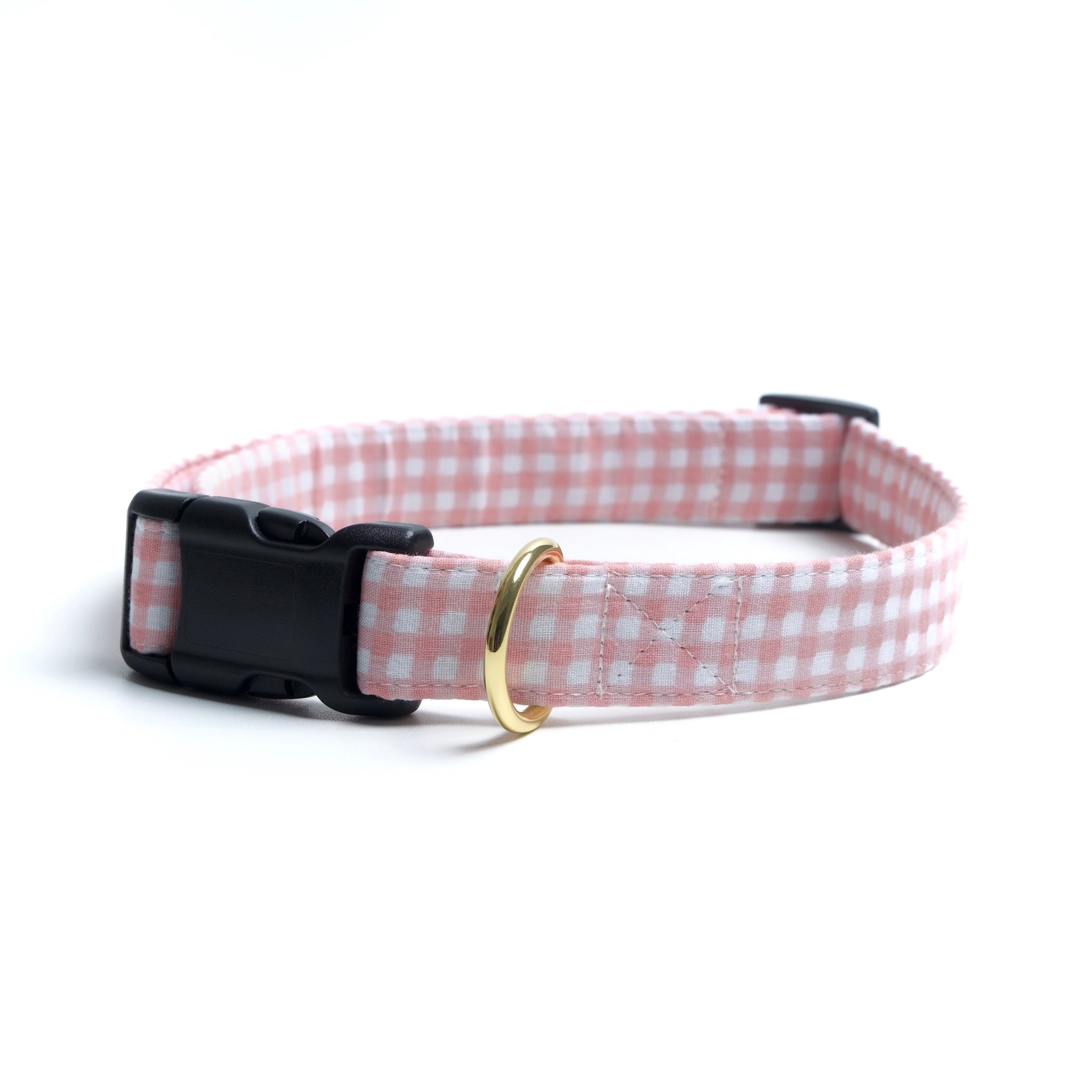 Pink Gingham Collar