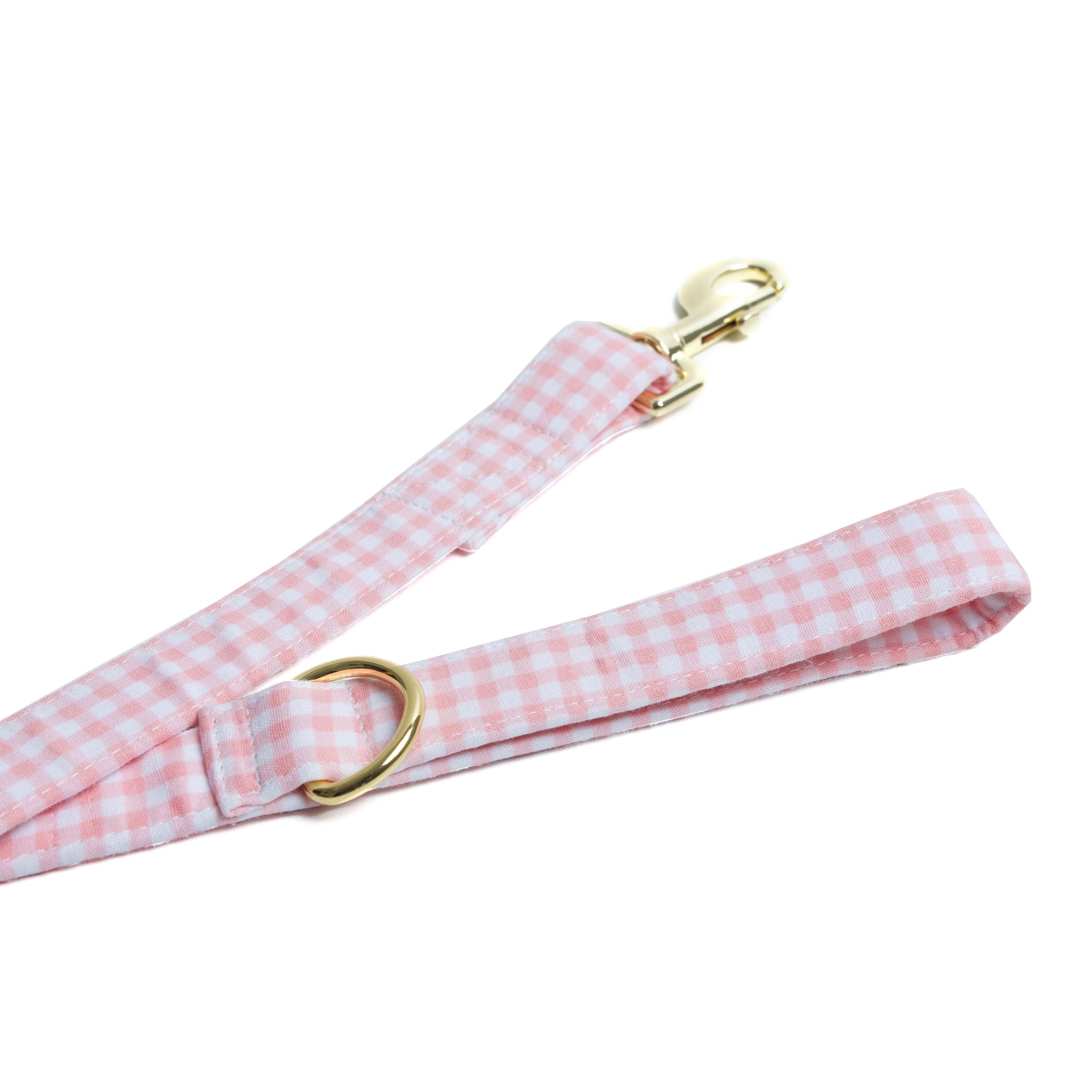 Pink Gingham Leash