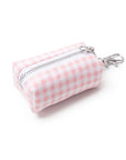 Dog Waste Bag Holder -  Pink Gingham