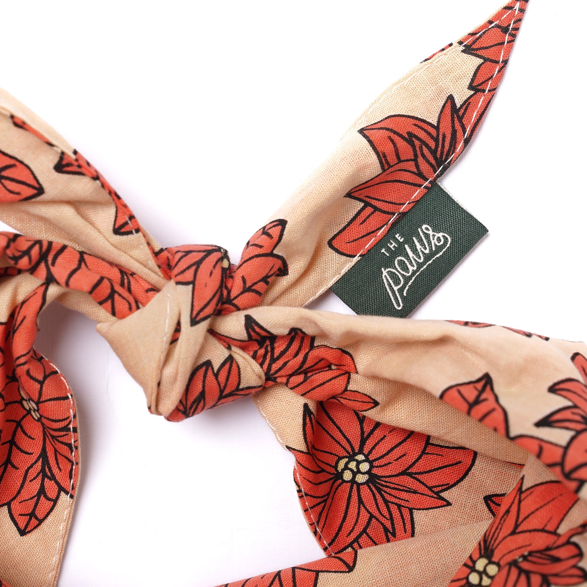 Poinsettia Dog Bandana