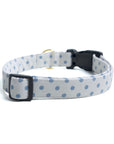 Polka Dot Blue Collar