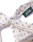Polka Dot Blue Dog Bandana