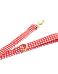 Red Gingham Leash