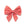 Red and white checkered bow on a white background