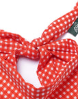 Red Gingham Dog Bandana