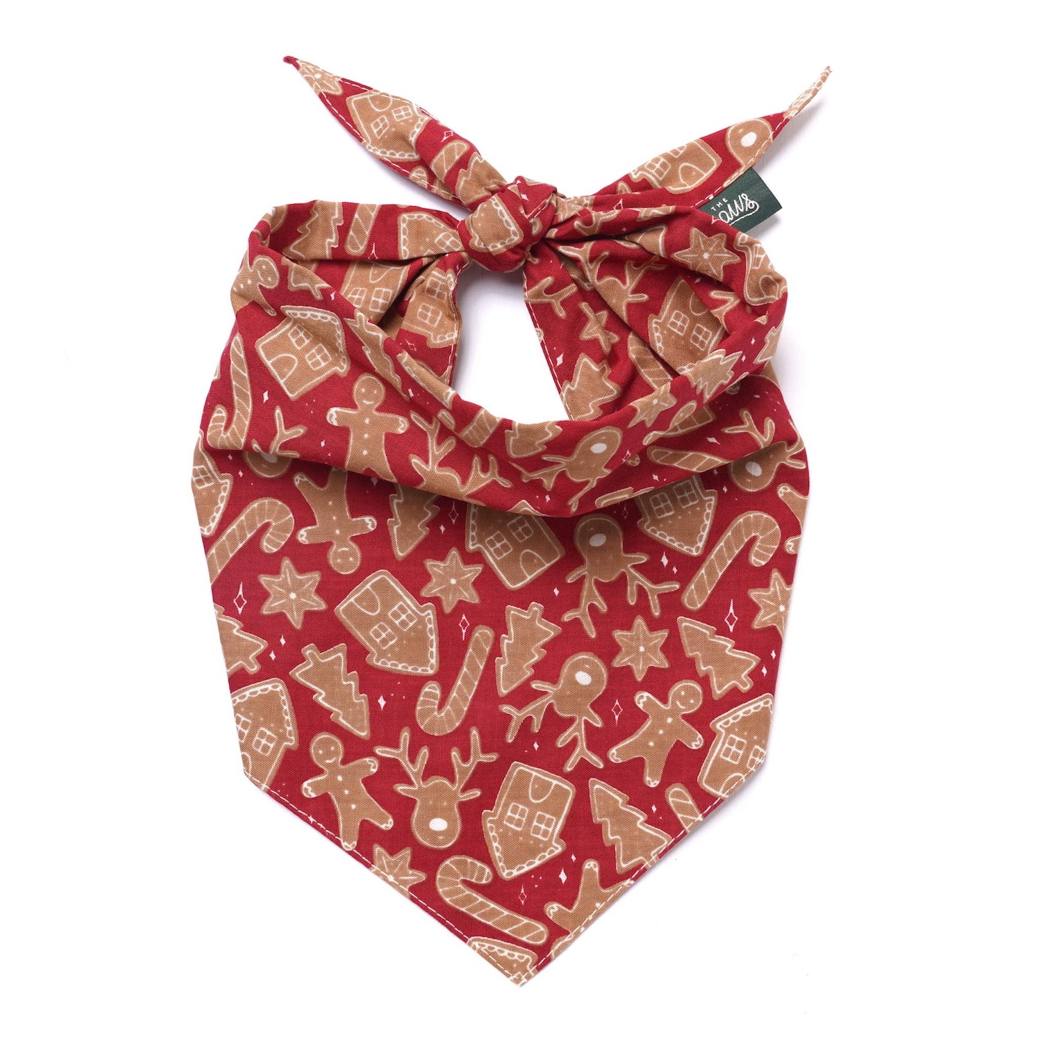 Santa's Cookies Christmas Dog Bandana