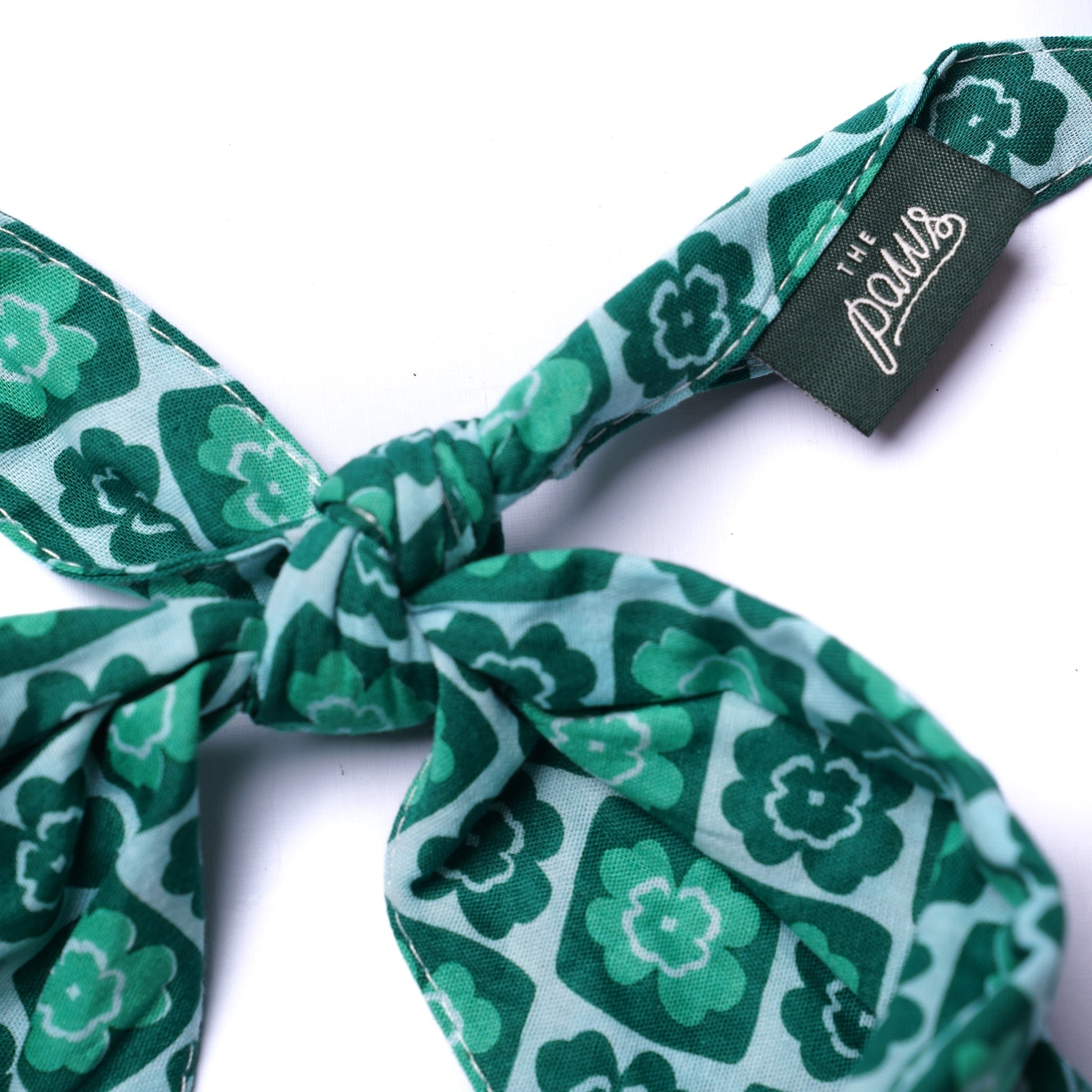 Shamrock Detail Bandana from The Paws