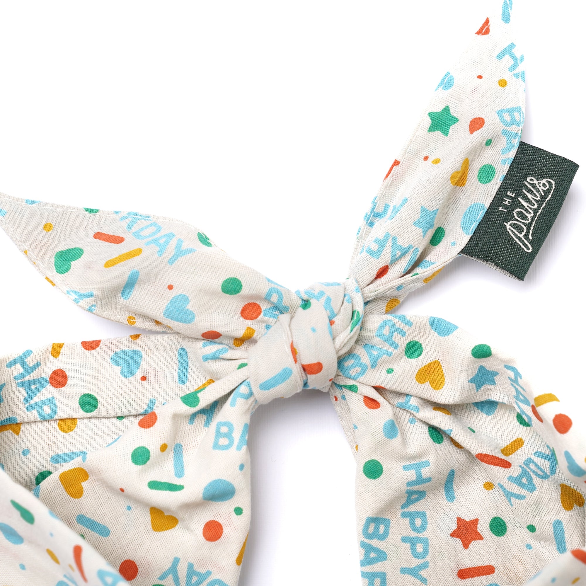 Sparkle Pawty Blue Dog Bandana