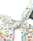 Sparkle Pawty Blue Dog Bandana