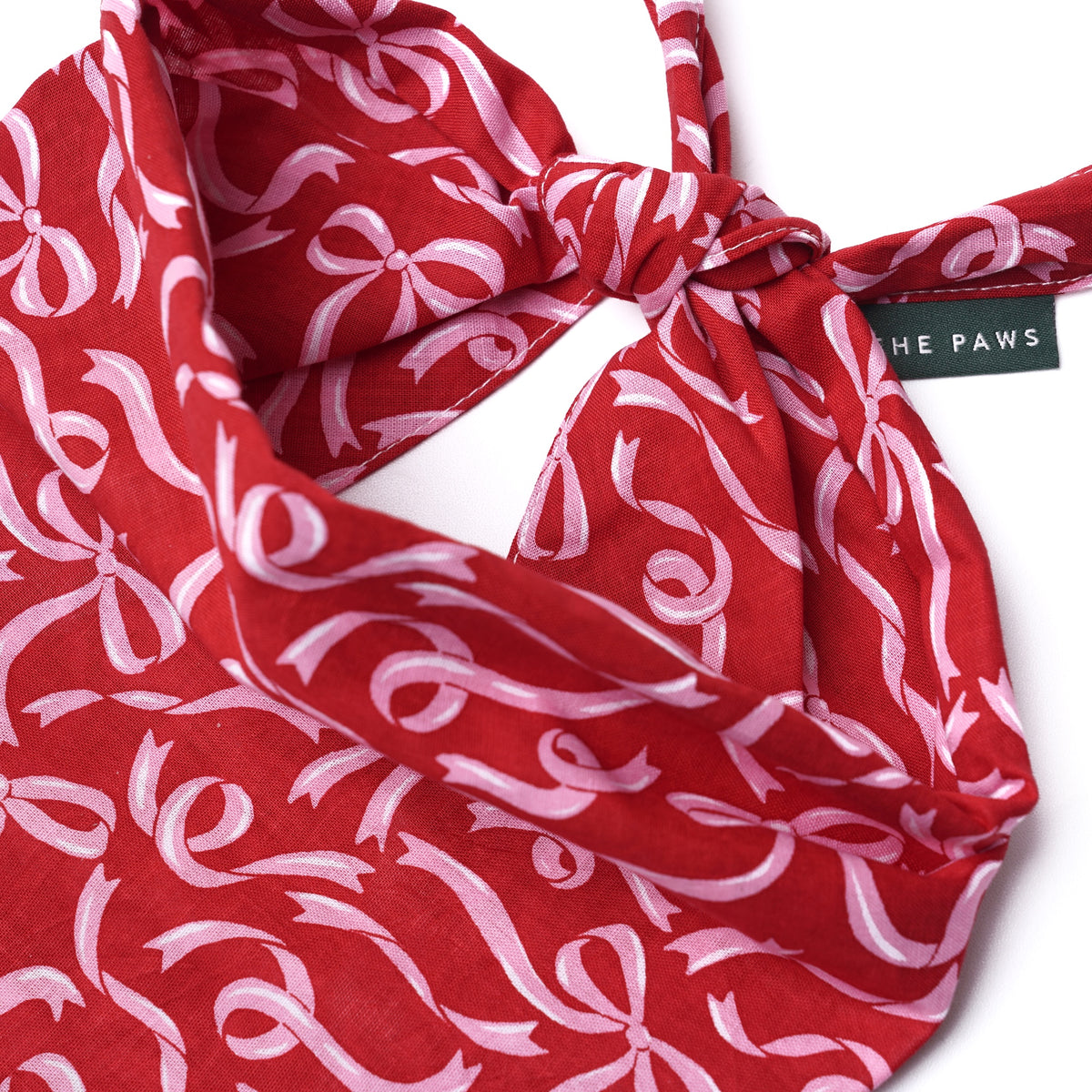 Tied In A Bow Dog Bandana