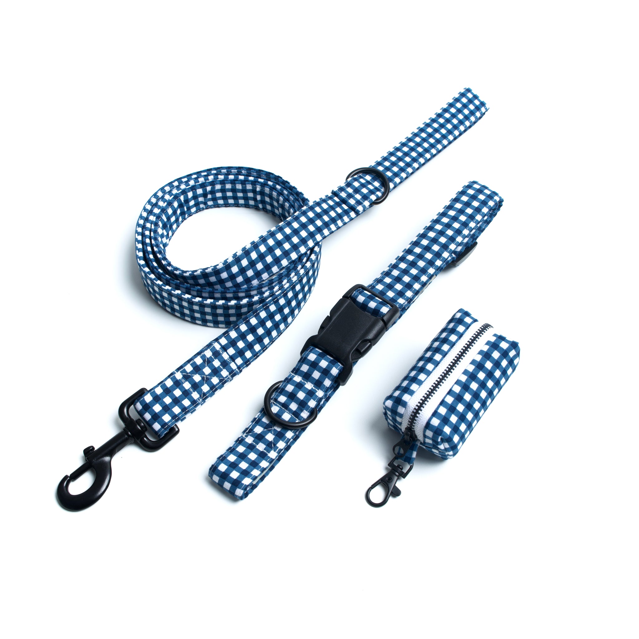 Blue Gingham Walk Set