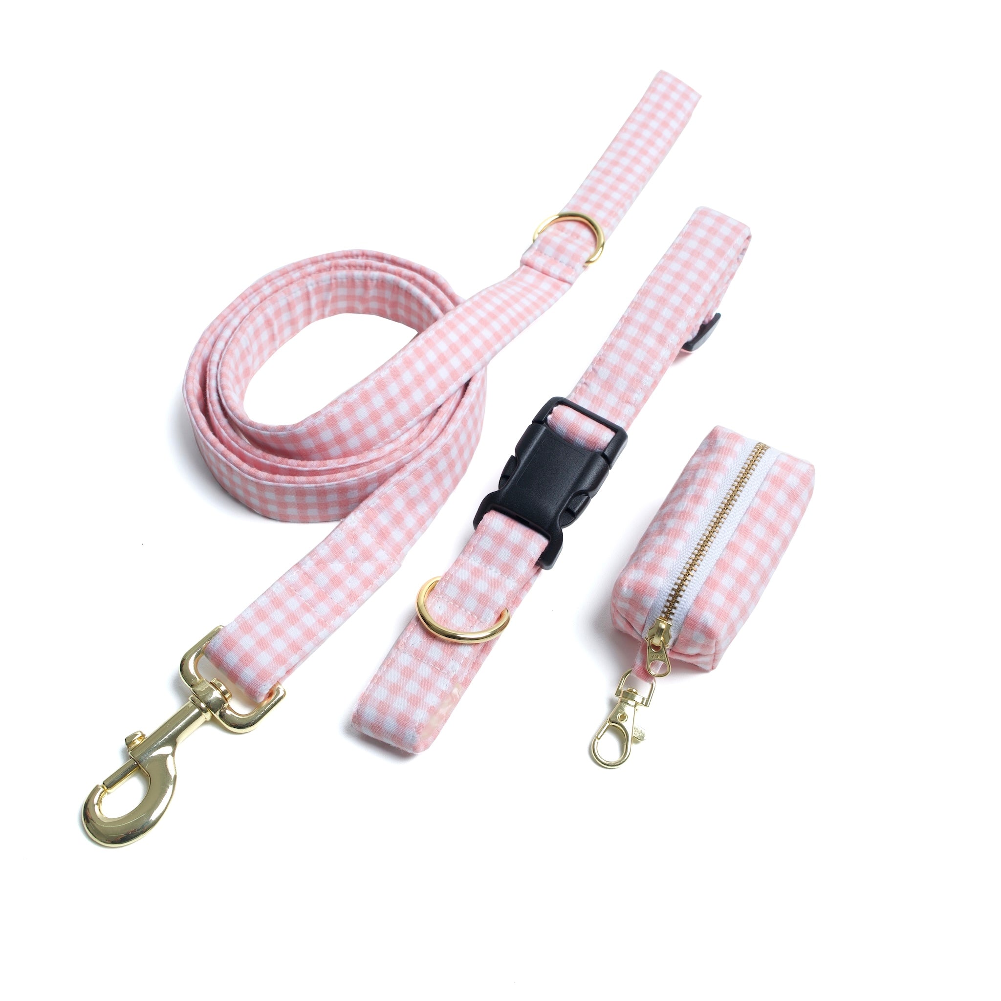 Pink Gingham Walk Set