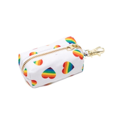 Dog Waste Bag Holder - Pride Hearts