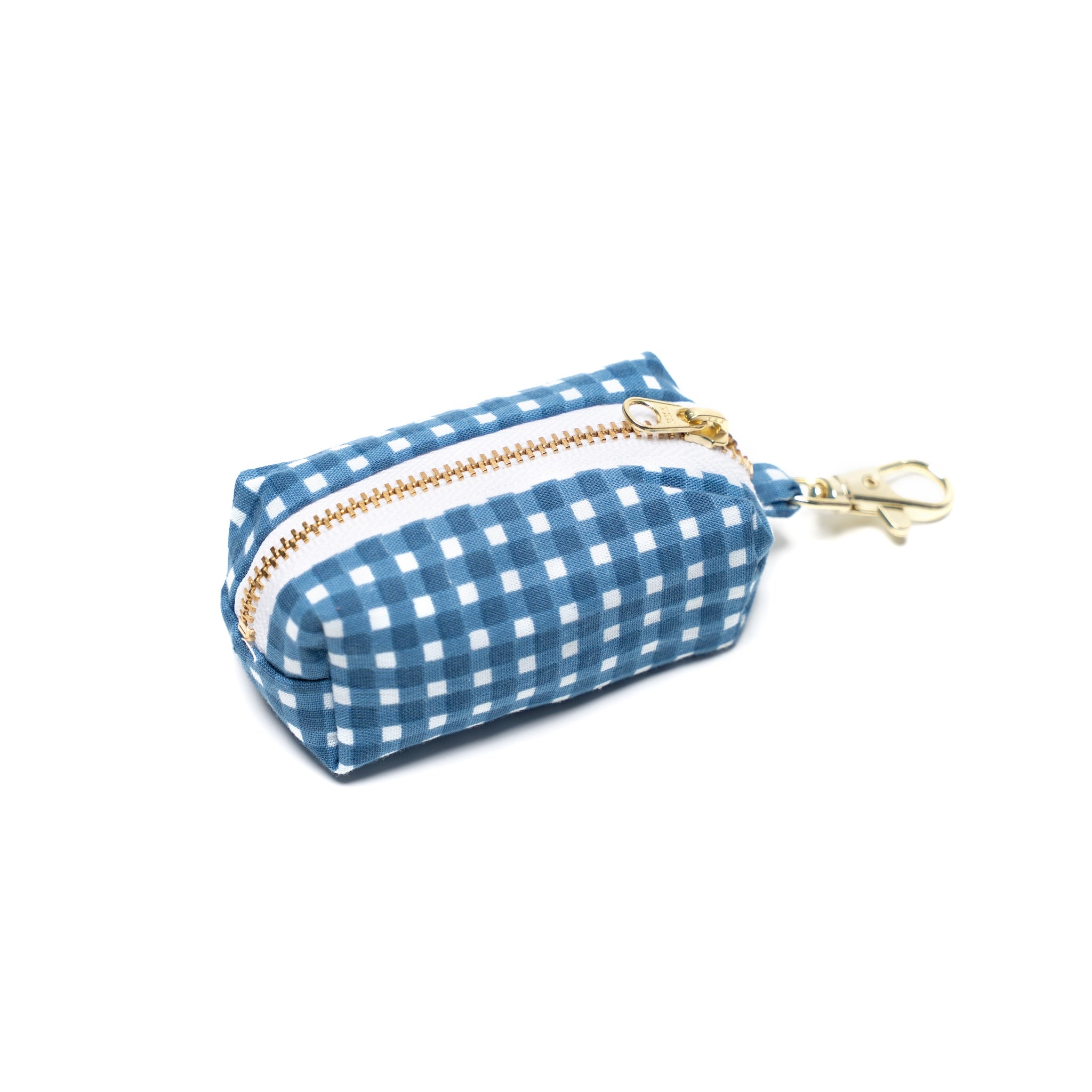 Waste bag Holders - Blue Gingham
