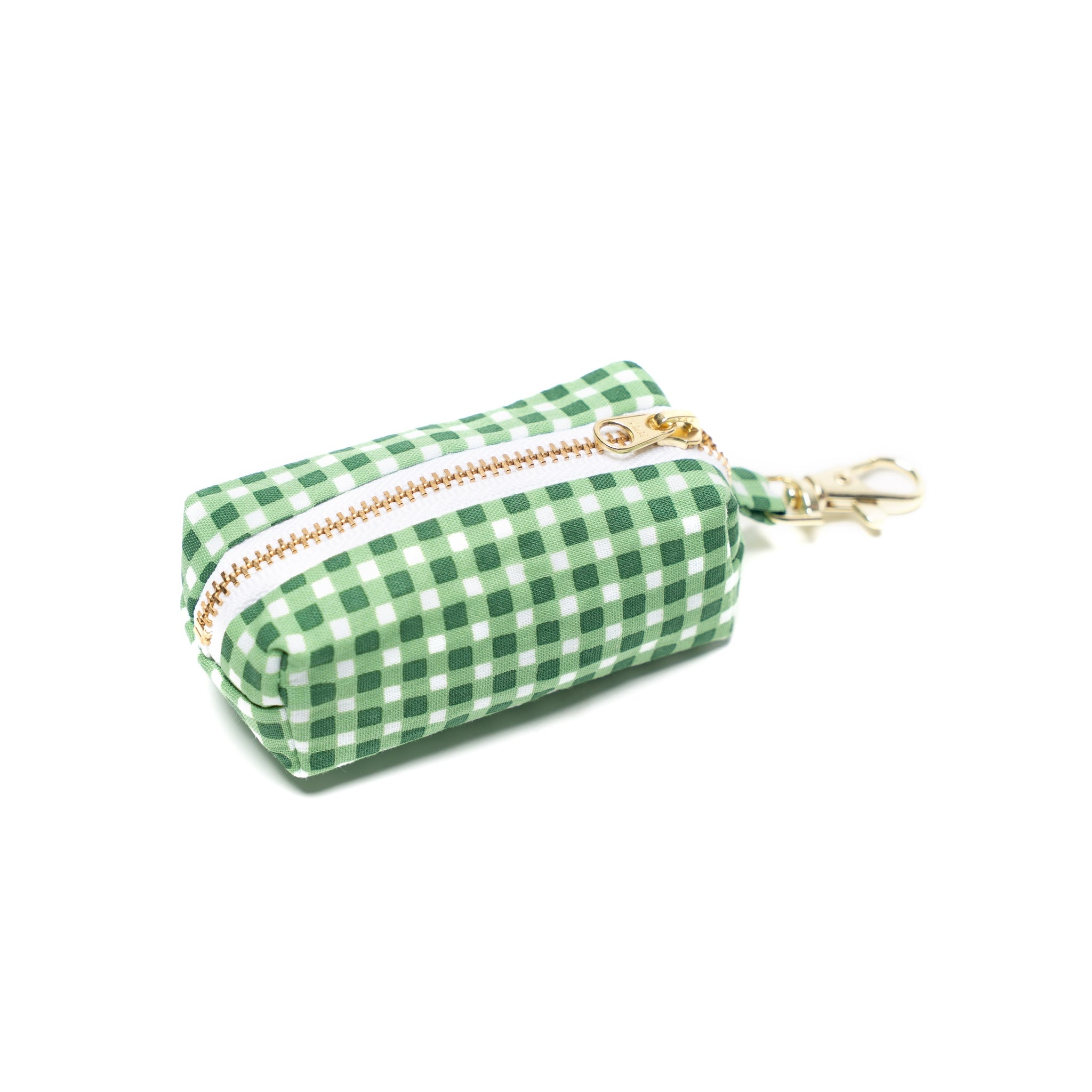 Waste Bag Holders - Green Gingham