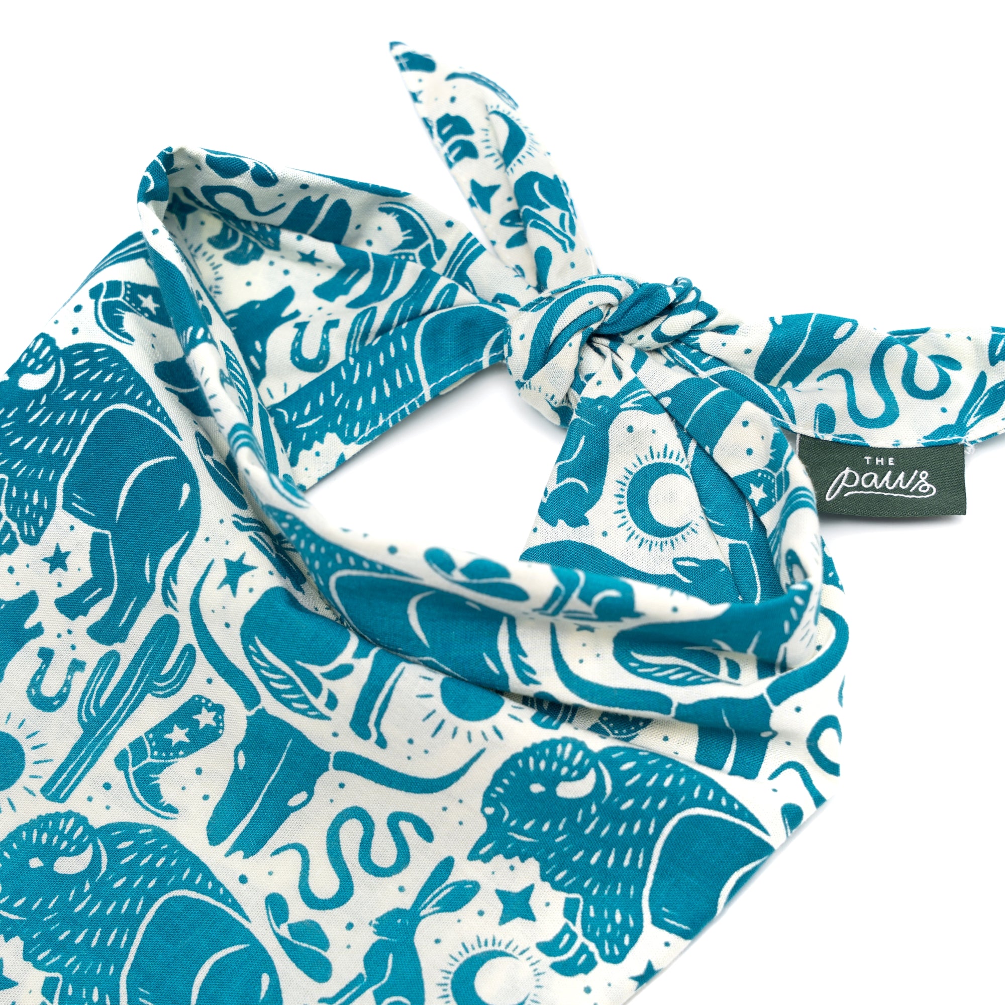 Western Blue Dog Bandana