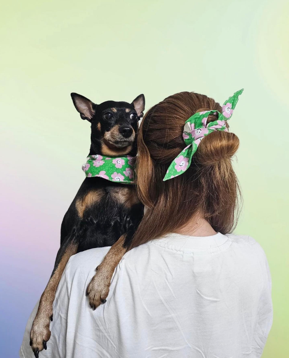 Ziggy Hair Wrap and Bandana Matching