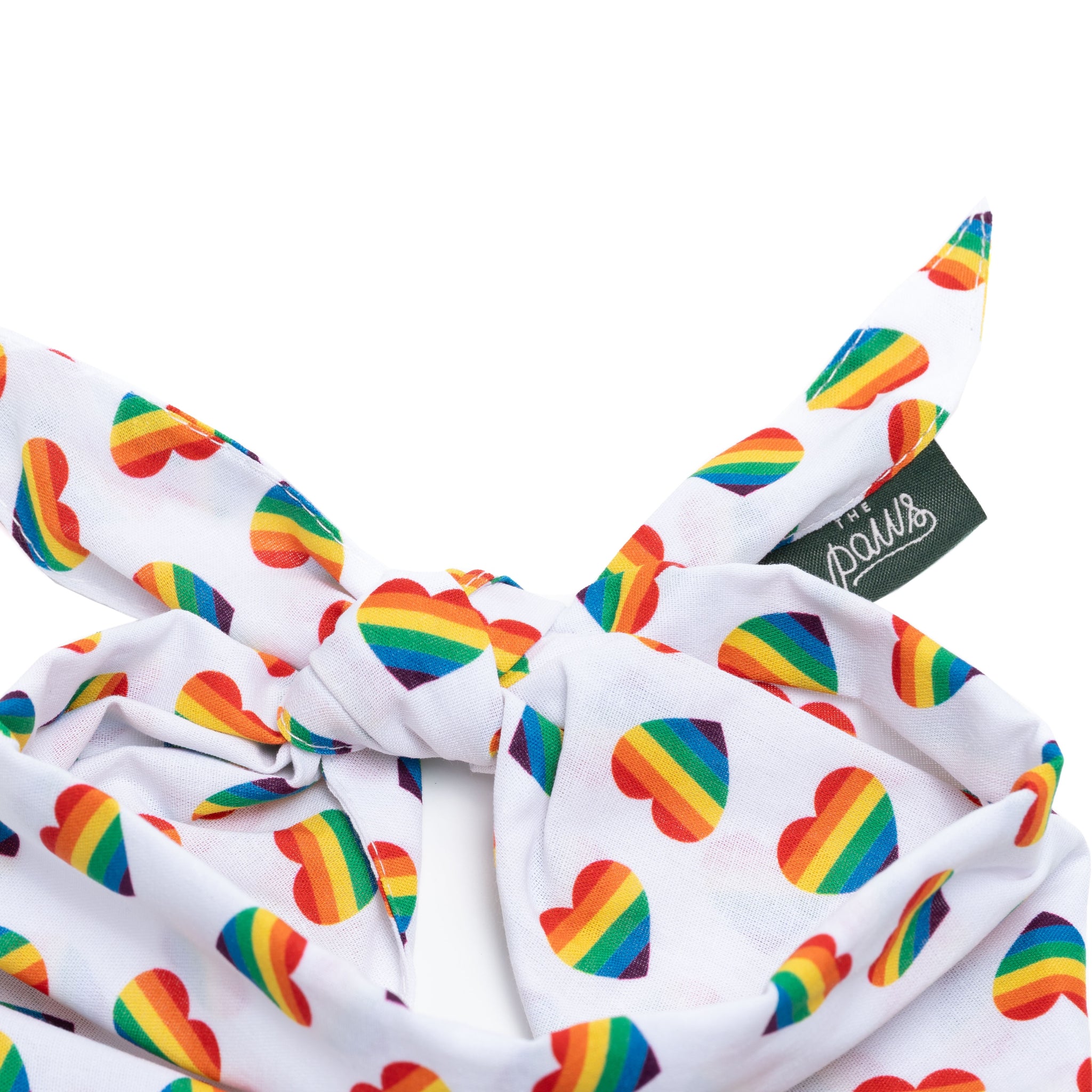 Pride Hearts Dog Bandana