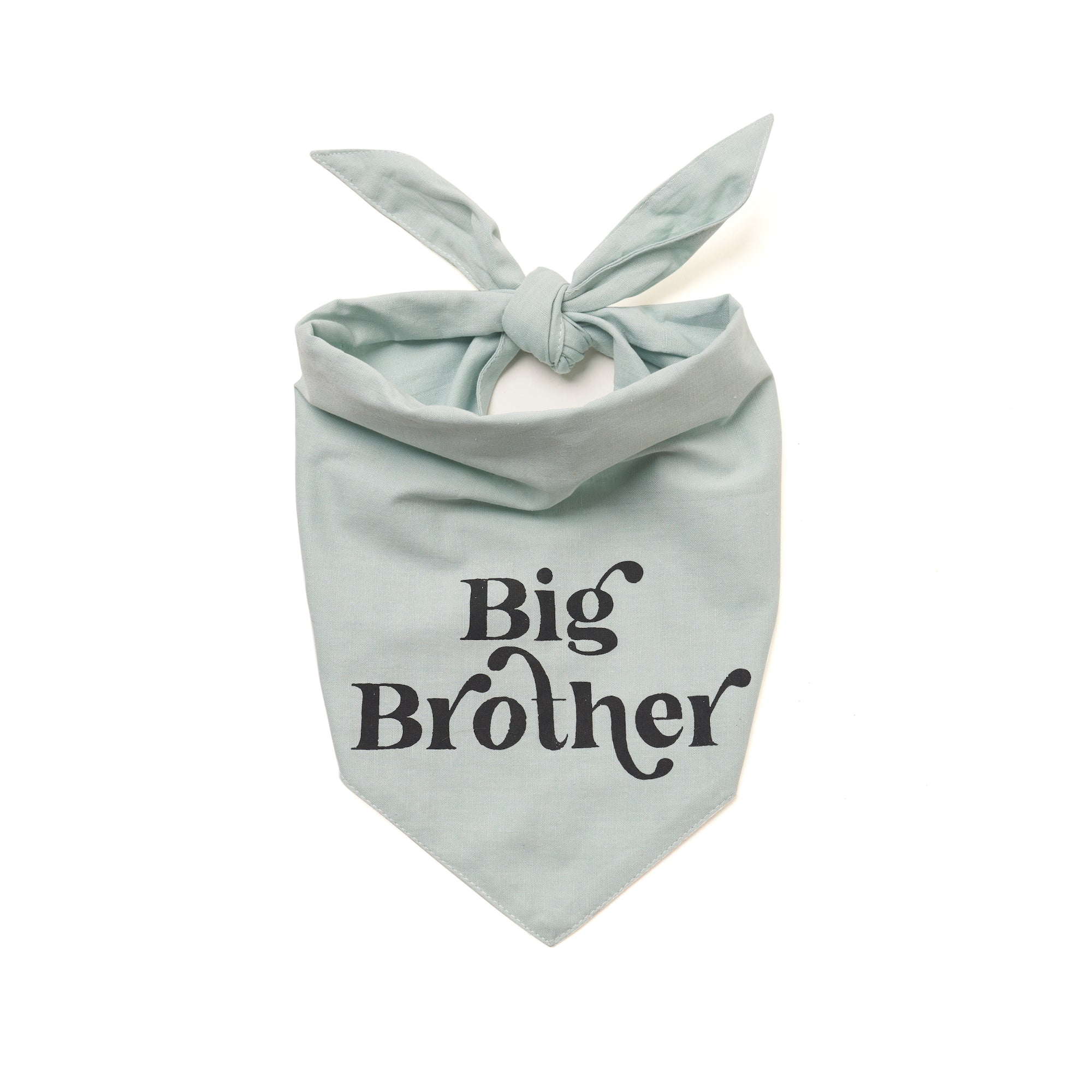 Big Brother Dog Bandana in Black 