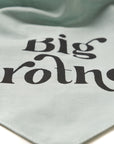 Close up Detail of Big Brother Black Text