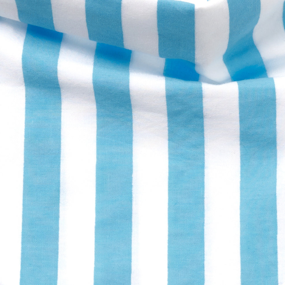 Blue Striped Lolly Bandana Fabric