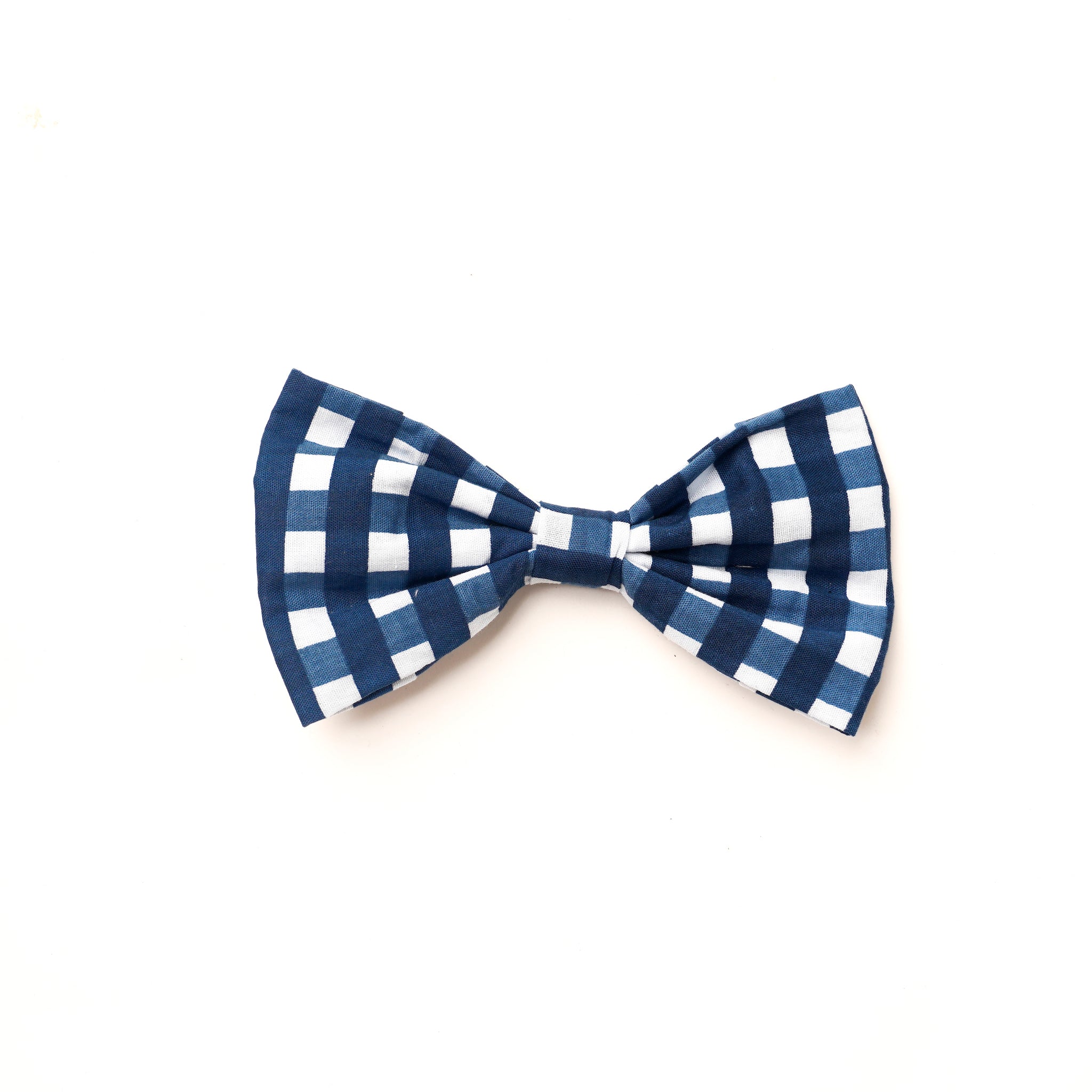 Classic Blue Check - Bow Tie