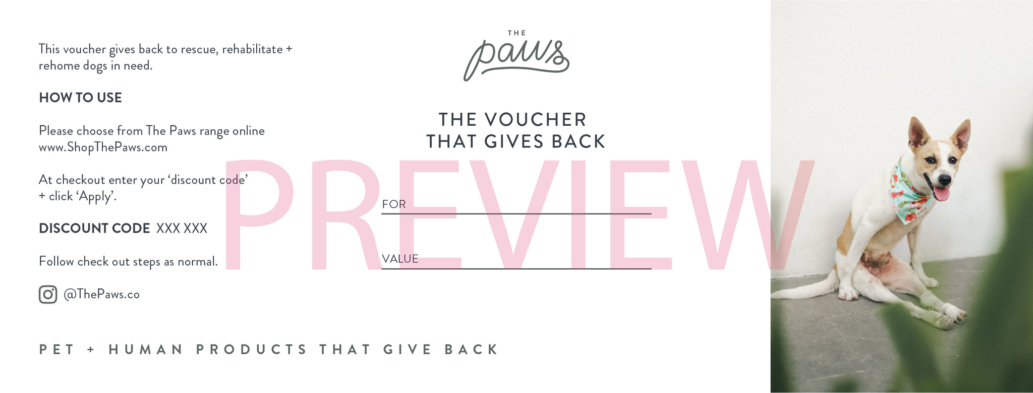 Vouchers that Give Back